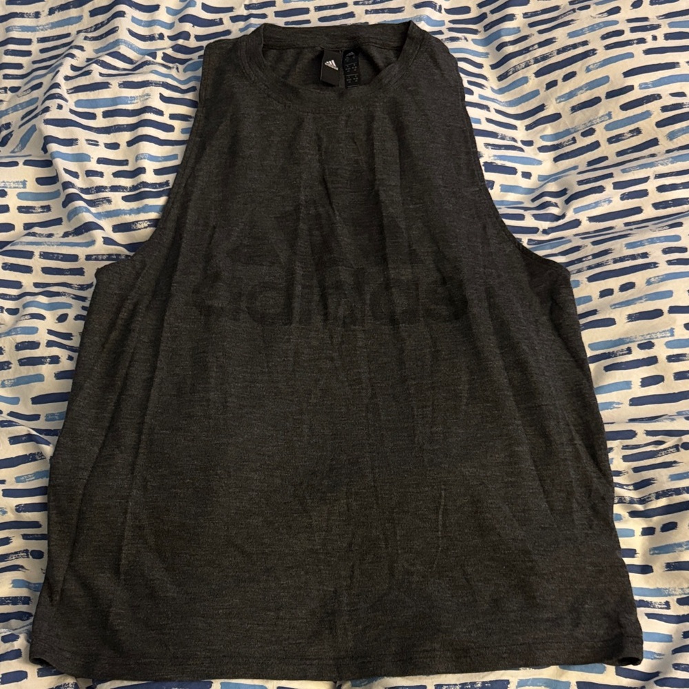 Adidas Women's Charcoal Muscle Tee